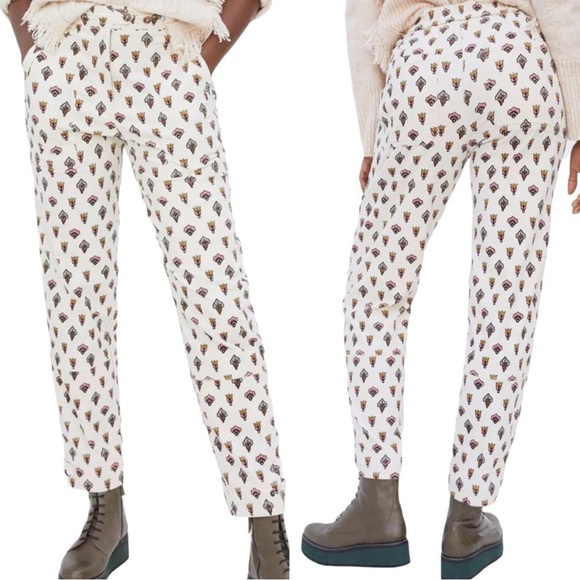 Printed Corduroys from Anthropologie - Picture 6 of 9